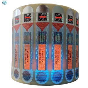 Customized Vinyl Holographic Stickers with Glossy/Matt Finish