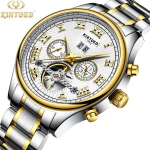 Hardlex Glass Automatic Tourbillon Watch High Hardness Stable Performance