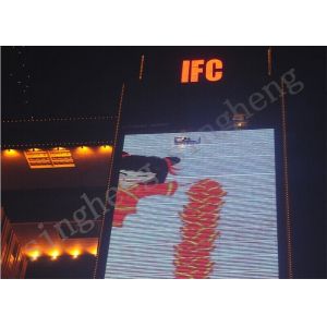 High Stability LED Video Curtain 320*160mm Module Size Grille Mesh LED Display