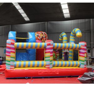 Custom Logo Printed Commercial Bounce Playhouse Giant Inflatable Castle Games