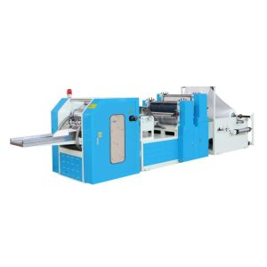 High Efficient fully Automatic 1/8 Folded Dinner Napkin Folding Machine by