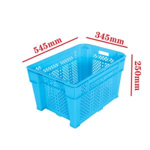 Cheap Large Heavy Duty Plastic Crates Turnover Box Crate Storage Nestable Stackable Storage for sale