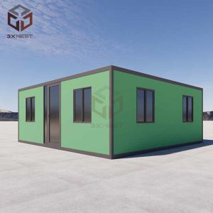 Galvanized Steel Flat Pack Folding House 20ft Expandable Container Home