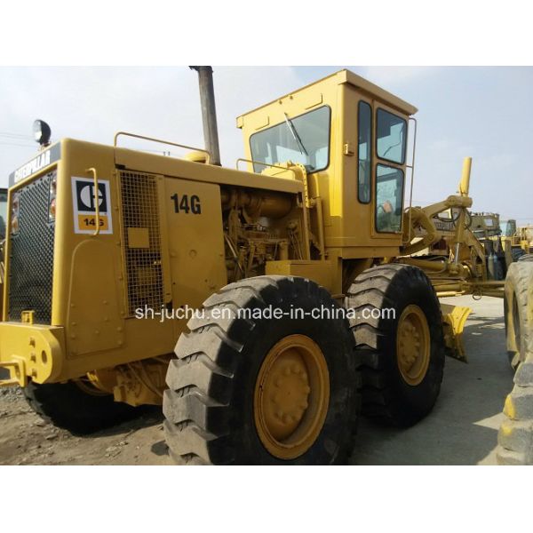 Used Caterpillar 14G Motor Grader with 40FT Container and 75CBM Specification
