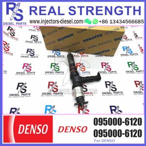 High quality new PC650-8 Diesel Engine 6D140 Common Rail Fuel Injector 095000