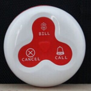High Quality Wireless Table Pager Service Call Button System with Display