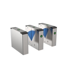 Modern Security Solution 550mm Flap Barrier Turnstile with Dynamic Indicator