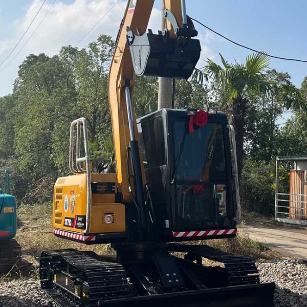 Used SANY SY75 Crawler Excavator Little Size 0.12m3 Bucket Capacity