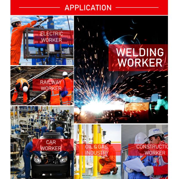 Welding Industry Cotton Fireproof Work Jacket For Adults