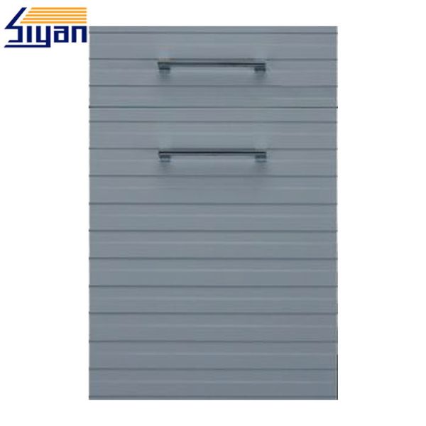 Quality High Gloss Modern Kitchen Cabinet Doors Dusty Blue With 15-25mm Thickness wholesale