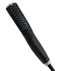 China ROHS PTC Electric Hair Brush For Men 3 In 1 Ceramic Hair Straightener Brush on sale
