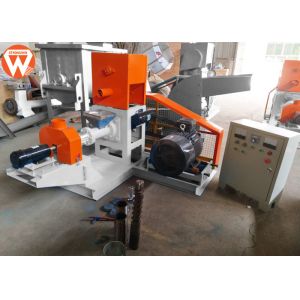 Pet 200KG/H Fish Feed Production Process With Mesh Belt Dryer Adjustable