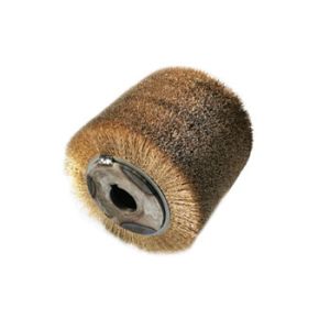 Solar Panel Polishing Cylinder Derusting Brass Wire Brush