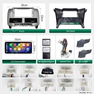 12.3Inch Android Car Head Unit with Carplay for Lexus RX330