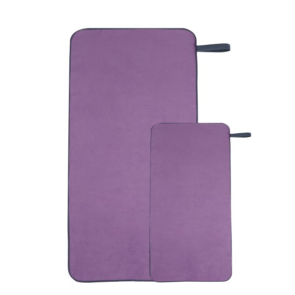 Purple Soft Waffle Microfiber Swimming Fitness Gym Hand Towel Super Absorbent