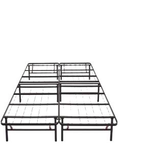 Coastal Design Style King Size Folding Bed Frame Strong and Deluxe for