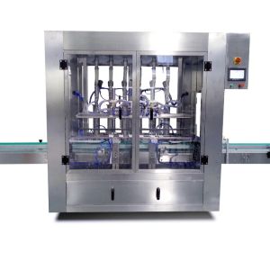 Automatic 4-Head Filling Locking Capping Labeling Machine for Glass Bottle Wine