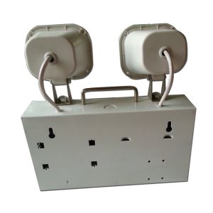 Industrial Rechargeable Emergency Light Steel Casing PC Diffuser