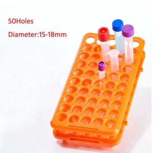 Lab Multi Function PP Centrifuge Tube Rack 50 holes*18mm Plastic Test Tube Rack
