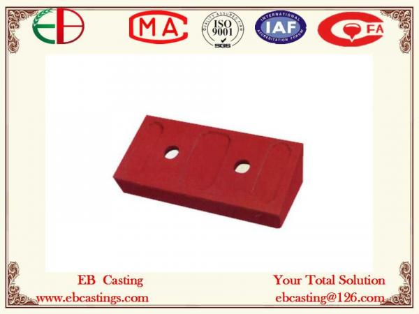 Quality Cr15Mo3 High Cr Cast Iron OEM Blow Bars for Breaking Ore Impact Crushers HRC60 EB19014 wholesale