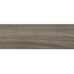 Nordic Style Wood Look Porcelain Tile With Concave Matt Surface In Brown Color
