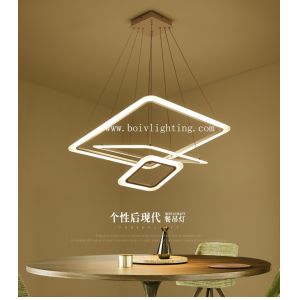 LED Hanging Lights With Roud Acrylic Pendant Lightings 3000K/4000K/6000K