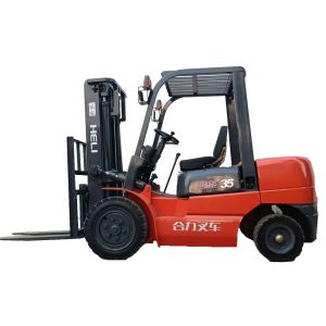 Used HELI 3.5ton 3stages With Side Shift 3.5ton 5ton Forklift Gasoline / Diesel