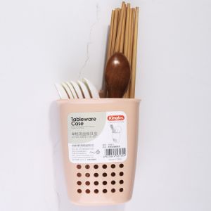 Stick On Wall Plastic Kitchen Organizers for Chopsticks Knife Fork Arrangement