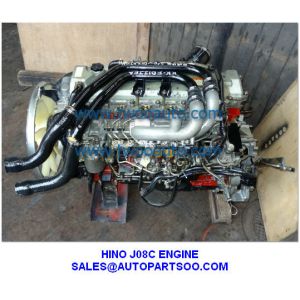 HINO J08C ENGINE , USED JAPAN ENGINE ASSY ，HINO J08C ENGINE