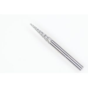 SM-43 1/8" Shank Solid Carbide Cone Pointed End Type Burr For Deburring, Milling