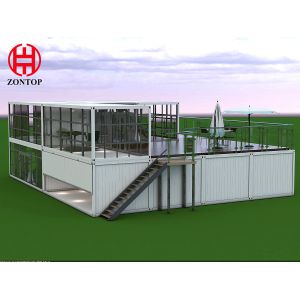 Customized Color Prefab Container House for Hotel Office Dormitory and CE