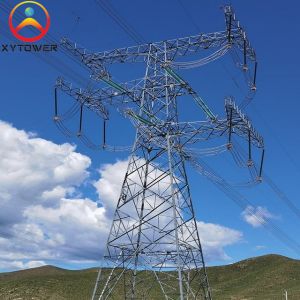Hot Sale 500KV Multi-circuit Angular Lattice Electrical Transmission Line Steel