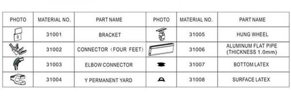 European Stype Retractable Aluminium Window Awning Window Awning Parts