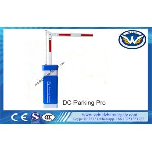 China Blue And White Security Boom Parking Barrier Gate Folding Arm 90 Degree Design Rated Speed on sale