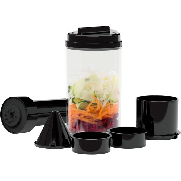 Spiralizer Julienne Cutter Automatic Vegetable Slicer Spiralizer 5-blade