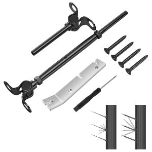 Adjustable Angle Black Swage for Easy Installation in Cable Railing and Rigging