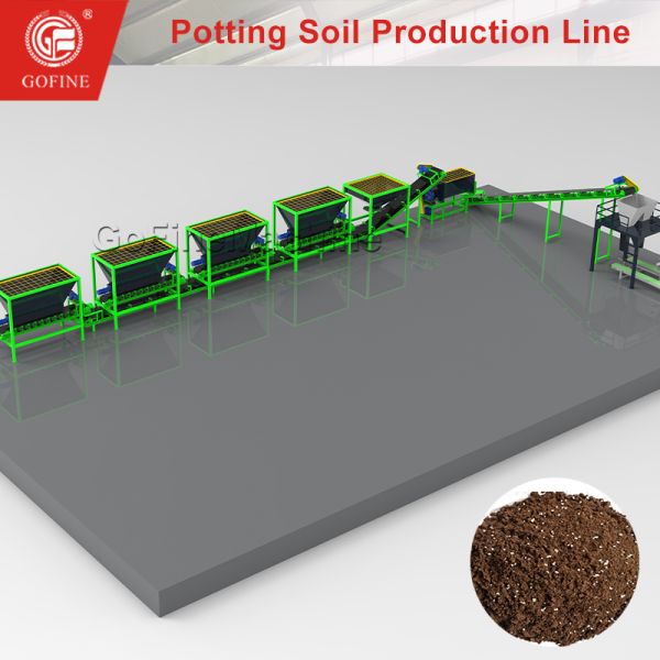 Quality Continuous Germination Mix Production Line Soil Mixing System wholesale