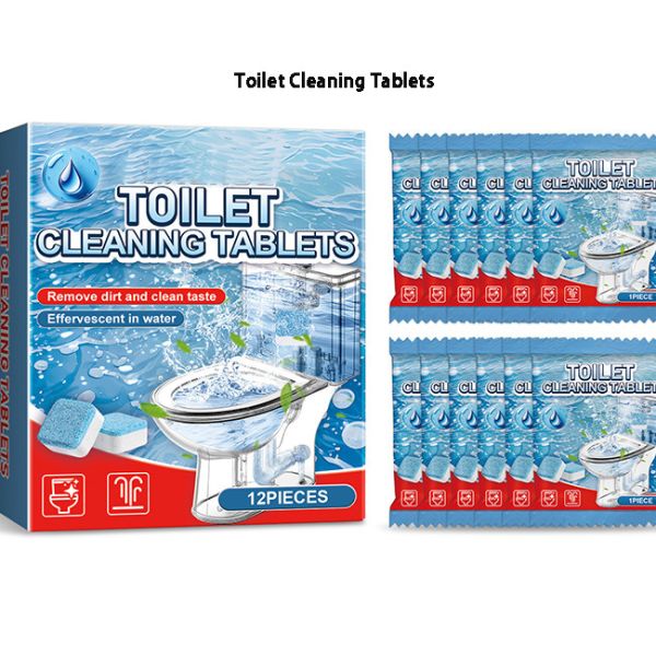 OEM Automatic toilet bowl cleaner tablets Blue Bubble Toilet Rim block in Tank