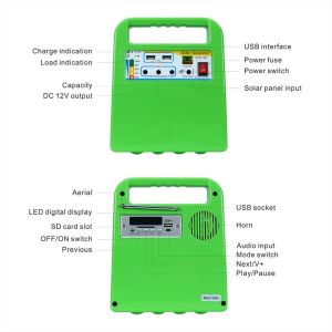 Solar Emergency light,portable mini home solar power system, solar lighting kit