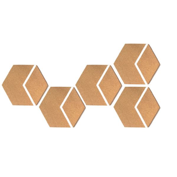 Quality DIY Hexagon Bulletin Board Tiles Adhesive wholesale