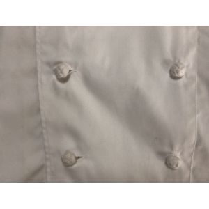 Stand Up Collar White Chef Coat