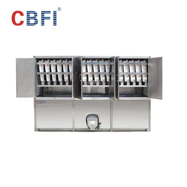 Quality PLC Control Edible Ice Cube Machine With Semi - Automatic Ice Packing System wholesale