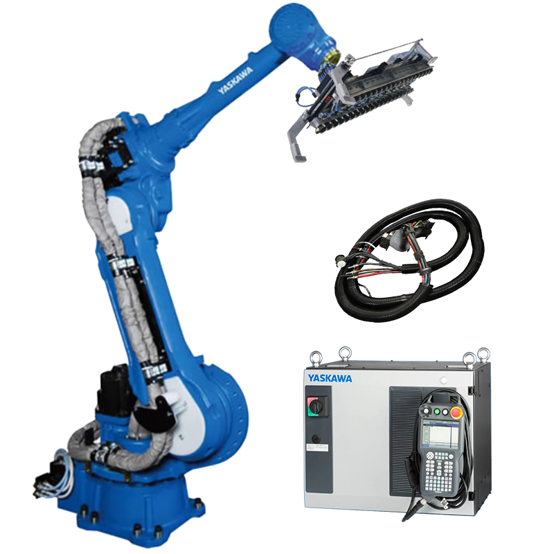 Cheap Industrial Handling Robotic Arm Payload 88kg YASKAWA Machine Handling Pick And Place Robot Automatic Workstation With Gripper for sale