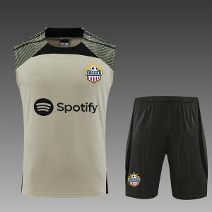 Cheap Off White Football Training Vest Polyester Fabric OEM ODM Training Soccer Vest for sale