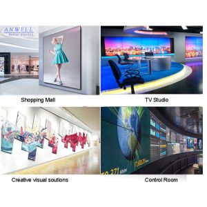 55 Inch 1.8mm Video Wall 4K UHD 3840*2160 700CD/M2 Lcd Video Wall