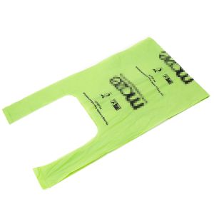 ISO Degradable Biodegradable Garbage Bag Multicolor Vest Style