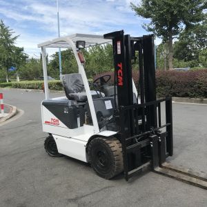 TCM 20 Used Electric Forklift With 3m 2 Ton Lifting Machine With Core Engine