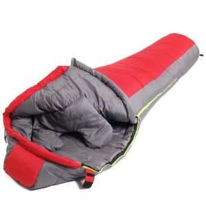 Mummy Sleeping Bag, 0°F Sleeping Bag for Big & Tall Adults, No-Snag Zipper