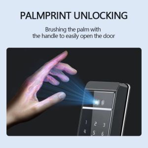 Qleung S810Max Digital Lock Card Key Code Password APP Face Fingerprint Palm