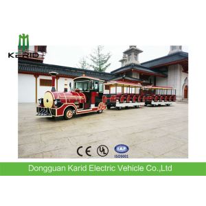 China Eco Friendly 42 Passenger Electric Trackless Train For Sightseeing Customized Color on sale